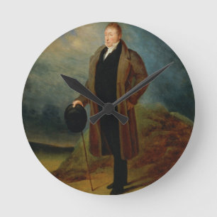 Relógio Redondo Portrait of General La Fayette in civilian dress,