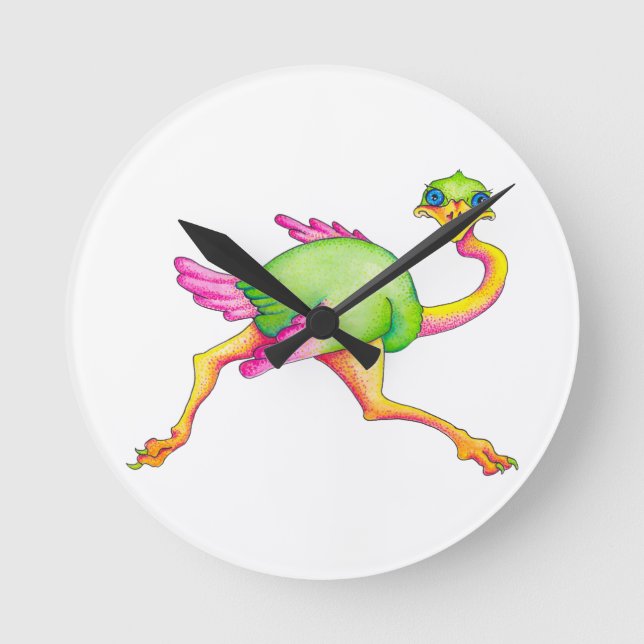 Relógio Redondo Pouco frequentes (Frente)