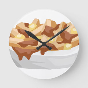 Relógio Redondo poutine