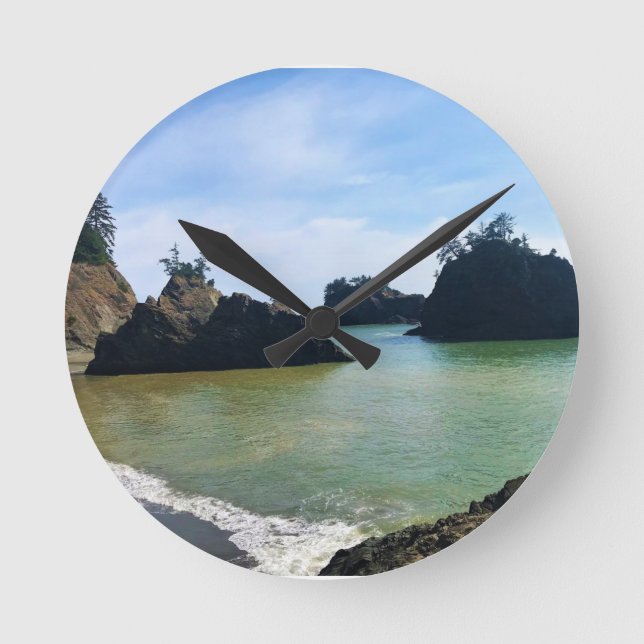 Relógio Redondo Praia Secreta, Samuel H. Boardman, Oregon (Frente)