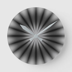 Relógio Redondo Prateado