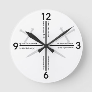 Relógio Redondo Praying the Watches Clock