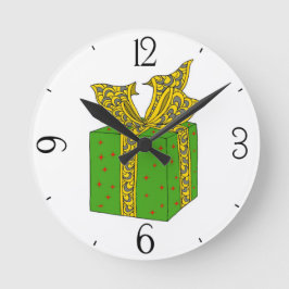 Relógio Redondo Presente de Natal