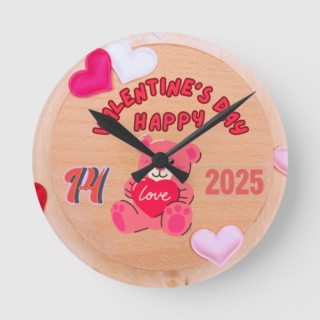 Relógio Redondo Presentes românticos para os seus amados (Frente)