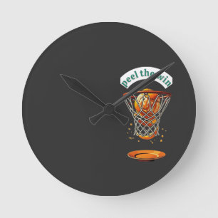 Relógio Redondo Presentes únicos para amantes de basquete arrancam
