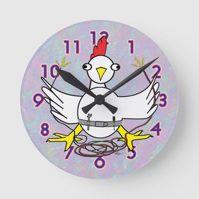 Relógio Redondo Pulso de disparo arrogante do contratante (Frente)