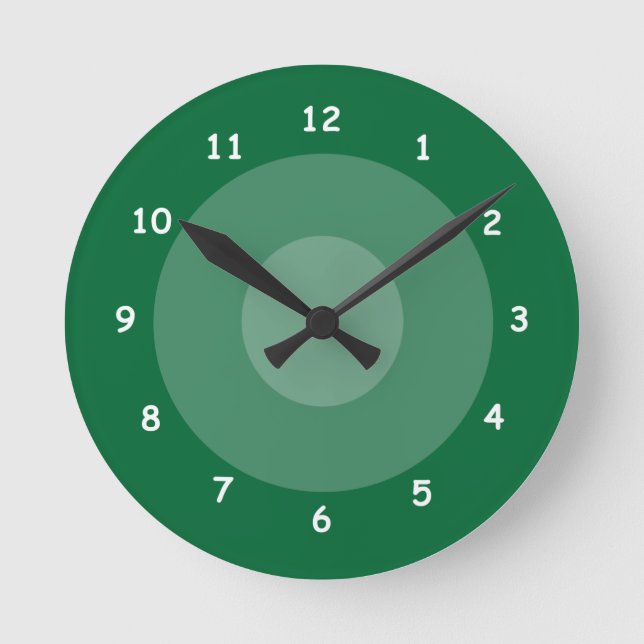 Relógio Redondo Pulso de disparo - círculos protegidos (Frente)