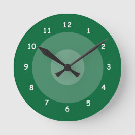 Relógio Redondo Pulso de disparo - círculos protegidos