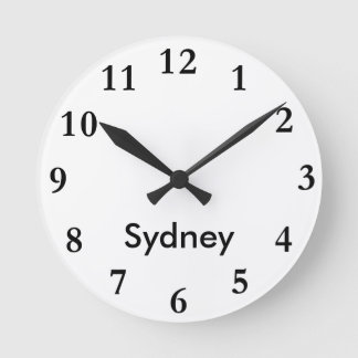 Relógio Redondo Pulso de disparo conhecido da cidade