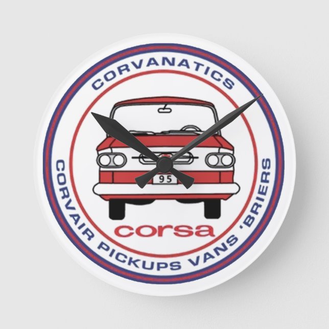 Relógio Redondo Pulso de disparo de Corvanatics (Frente)