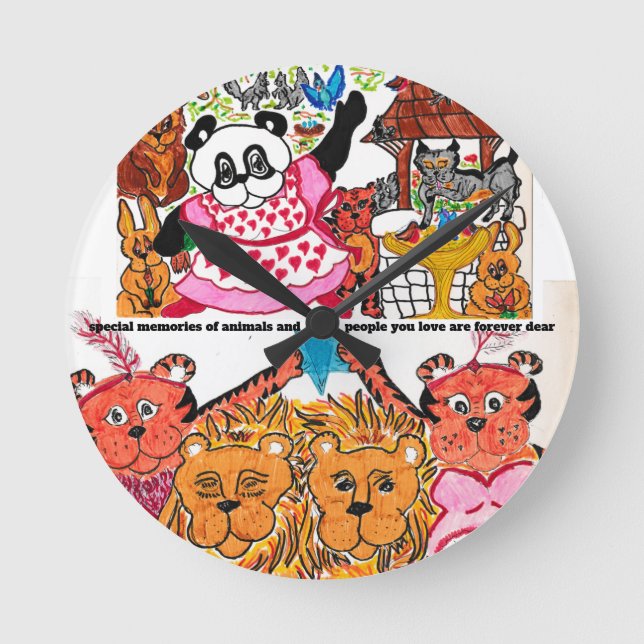 Relógio Redondo Pulso de disparo de Lani (Frente)