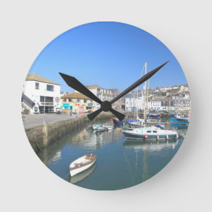 Relógio Redondo Pulso de disparo de parede de Mevagissey