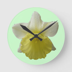 Relógio Redondo Pulso de disparo de parede do Daffodil do