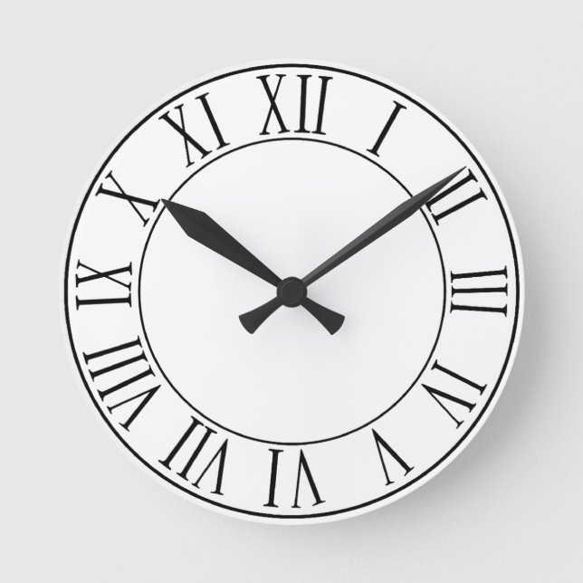 Relógio Redondo Pulso de disparo de Personalizable com números (Frente)