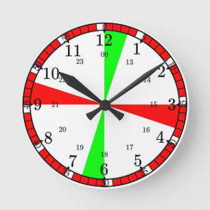 Relógio Redondo Pulso de disparo de rádio da sala do navio