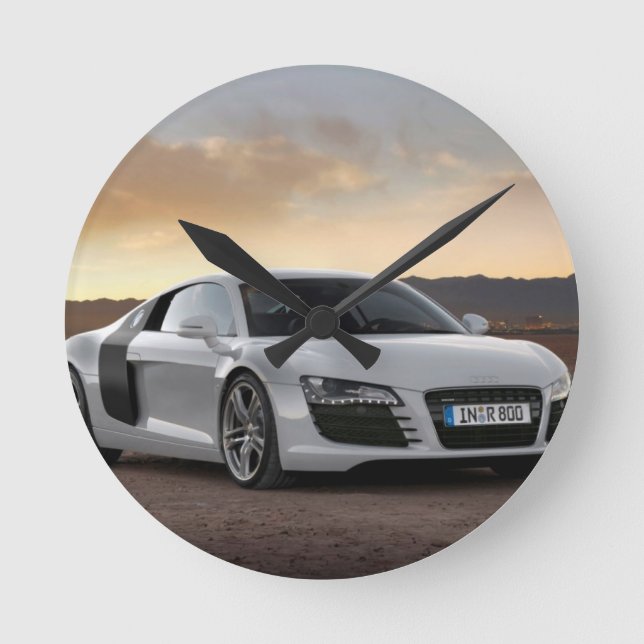 Relógio Redondo Pulso de disparo do carro (Frente)