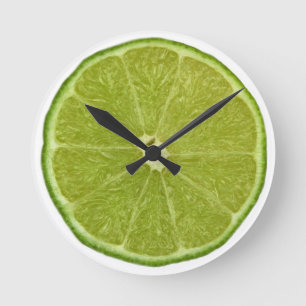 Relógio Redondo Pulso de disparo do limão
