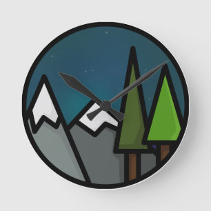 Relógio Redondo Pulso de disparo simples do ar livre