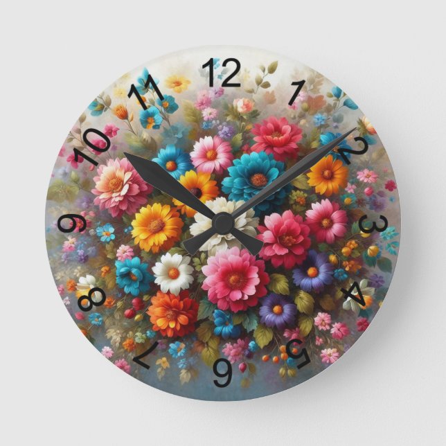 Relógio Redondo Pulverização 3 (Frente)