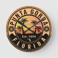 Punta Gorda Florida Retro Sunset Souvenirs 60s