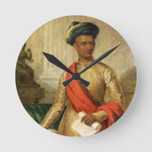 Relógio Redondo Purniya, ministro principal de Mysore, c.1801