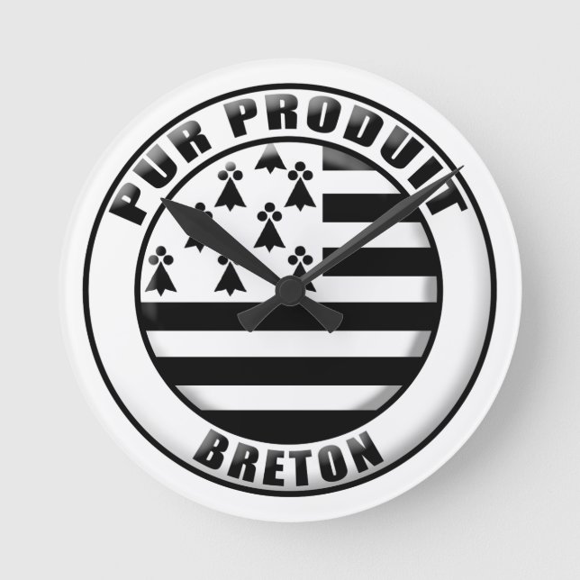 Relógio Redondo Puro produto Bretanha (Frente)