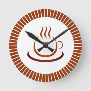 Relógio Redondo Qualquer Hora É Hora Do Café