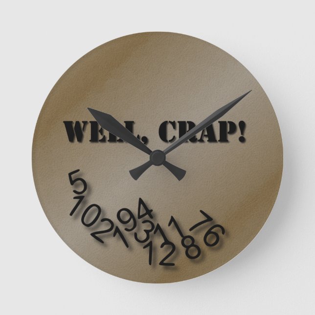 Relógio Redondo Quebrado (Frente)