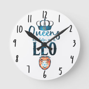 Relógio Redondo Queens são nasceres como Sinal Zodiac LEO em julho