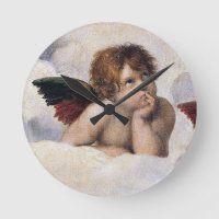 Querubins, anjos alados pintura de Raffael