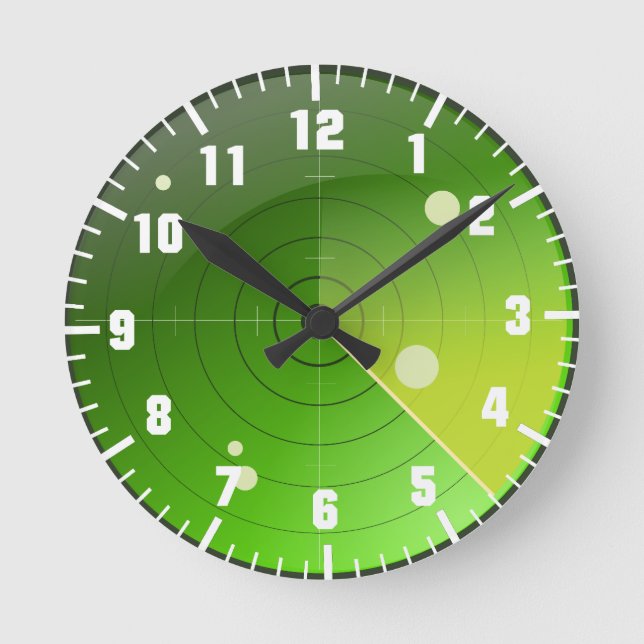 Relógio Redondo radar (Frente)