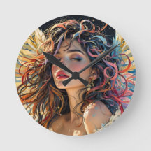 Radiação Celestial - Retrato Anjo Asas Arco-Íris