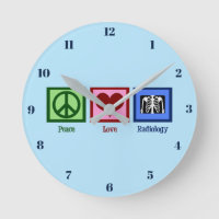 Radiologista Peace Love Radiology X-Ray Lab Tech