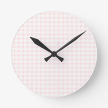 Receitas de Gingham Rosa Cor-de-Rosa Feminino Fofo