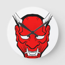 Red Japan Hannya Mask