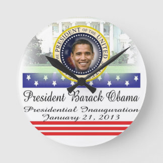 Relógio Redondo Reeleição Do Presidente Obama 2012