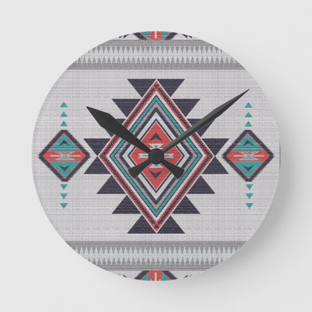 Relógio Redondo Refinado a sudoeste (Frente)