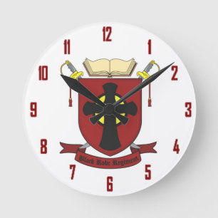 RELÓGIO REDONDO REGIMENTO PRETO DA VESTE