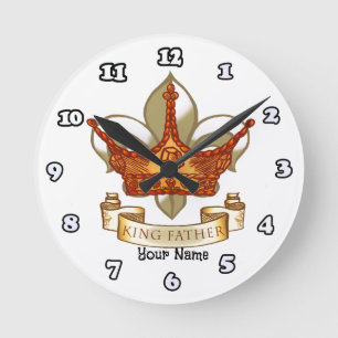 Relógio Redondo Rei Padre