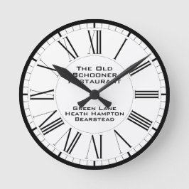 Relógio Redondo Restaurante Considerado