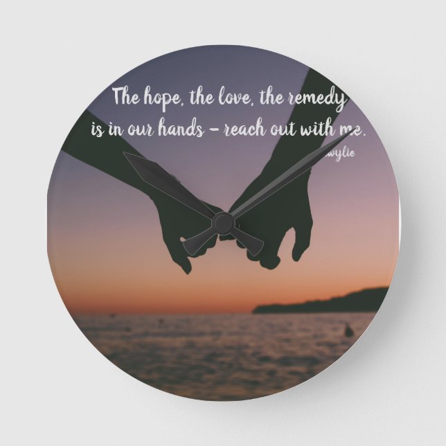 Relógio Redondo Retire-Me (Frente)