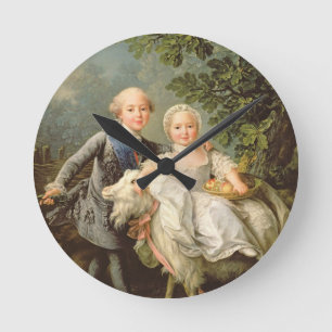 Relógio Redondo Retrato de Charles Philippe de France (1757-1836)