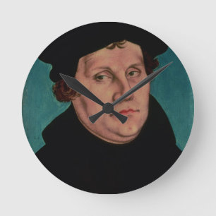 Relógio Redondo Retrato de Martin Luther, 1529