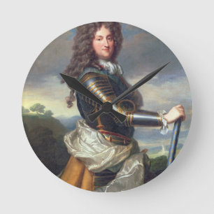Relógio Redondo Retrato de Philippe de Orleans (1674-1723) (óleo o