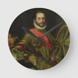 Relógio Redondo Retrato do della Rovere de Francesco II, c.1572