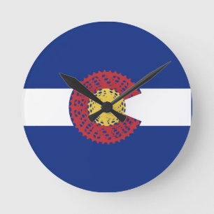 Relógio Redondo Ride Colorado (Bicycle Cassette)