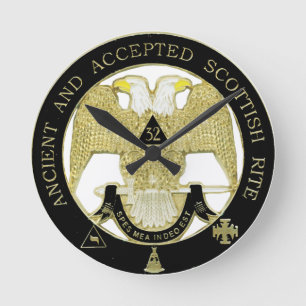 Relógio Redondo Rito escocês
