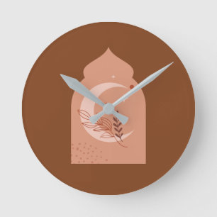 Relógio Redondo  Rmadan Kareem Aestético Boho Fleece Blanket Thro