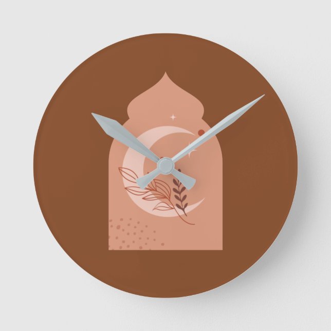 Relógio Redondo  Rmadan Kareem Aestético Boho Fleece Blanket Throw (Frente)