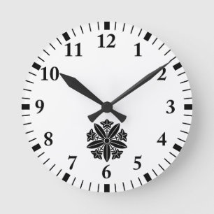 Relógio Redondo roda genciana Kuga